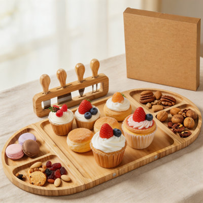 East Urban Home Bamboo Cheese Board