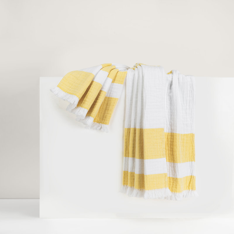San Marino Cotton Throw, Sun