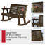 Banc berçant double Amish Casual-72018586