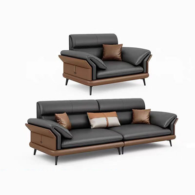 Italian style simple business reception sofa set