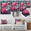 Rose sarcelle succulente résilience - décoration murale florale en métal-787364131