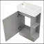 Petit meuble-lavabo 18,6 po avec tablette à deux niveaux pour lavabo-1759540931