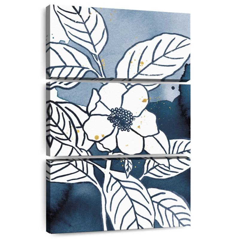 Harnek Indigo Blooms I