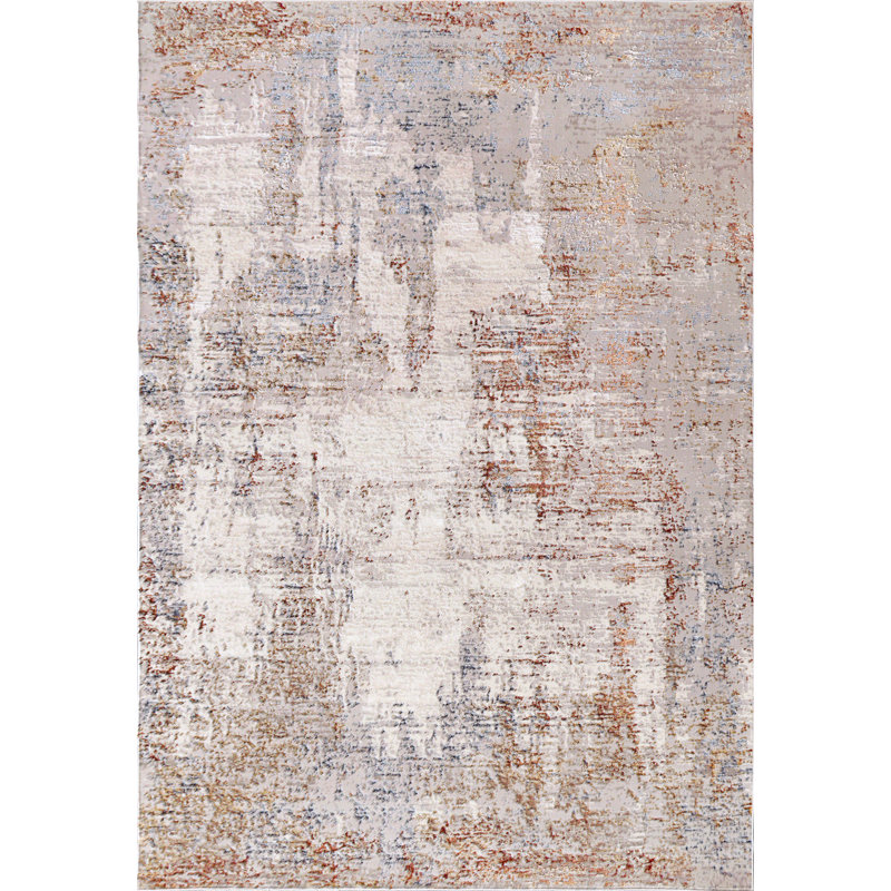 Abstract Indoor Rug, Rectangle 5'2" x 7'