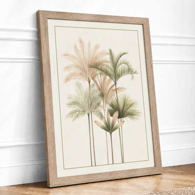 Graceful Palms Botanical - Framed Print