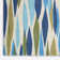Tapis abstrait bleu d'intérieur / extérieur Longwell
