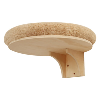 Cat Bed with Scratching Post Set