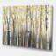 Forêt de bouleaux, art mural, impression de paysage de forêt dorée - Forêt de bouleaux dorés I-55949297-116167293