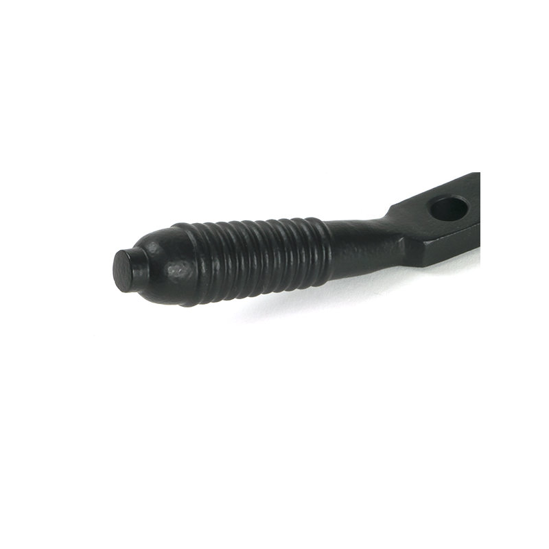 Reeded Stay, Matt Black, 24.9cm H x 1.6cm W x 0.9cm D