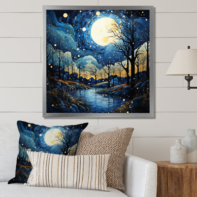 " Blue Sky Celestial Canopy Pointillism "