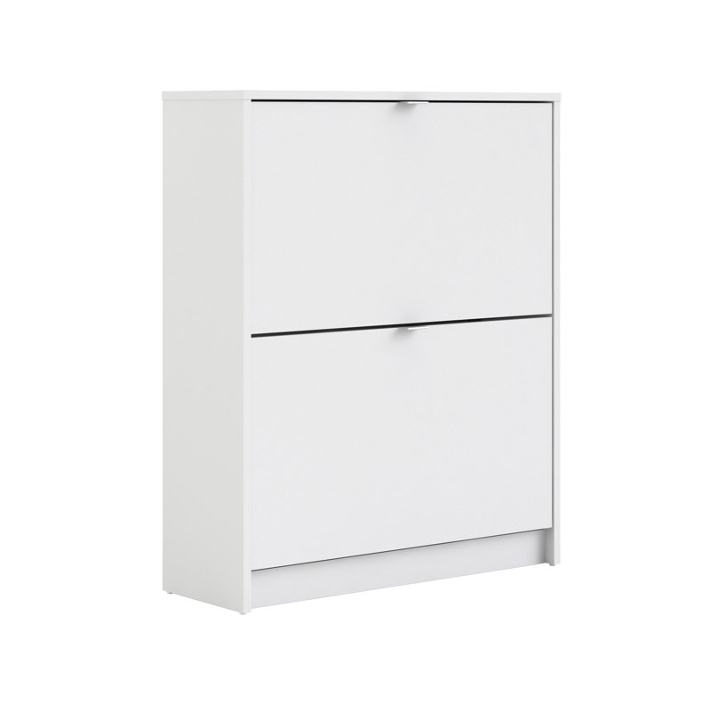 Domini 12 Pair Flip Down Shoe Storage, Matte Black