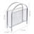 Metal Mesh Standing Magazine Rack