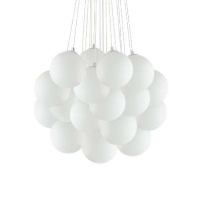 22 - Light White Cluster Pendant