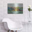 Art mural en métal luxueux «California Spring» par Silvia Vassileva, 24 po x 16 po