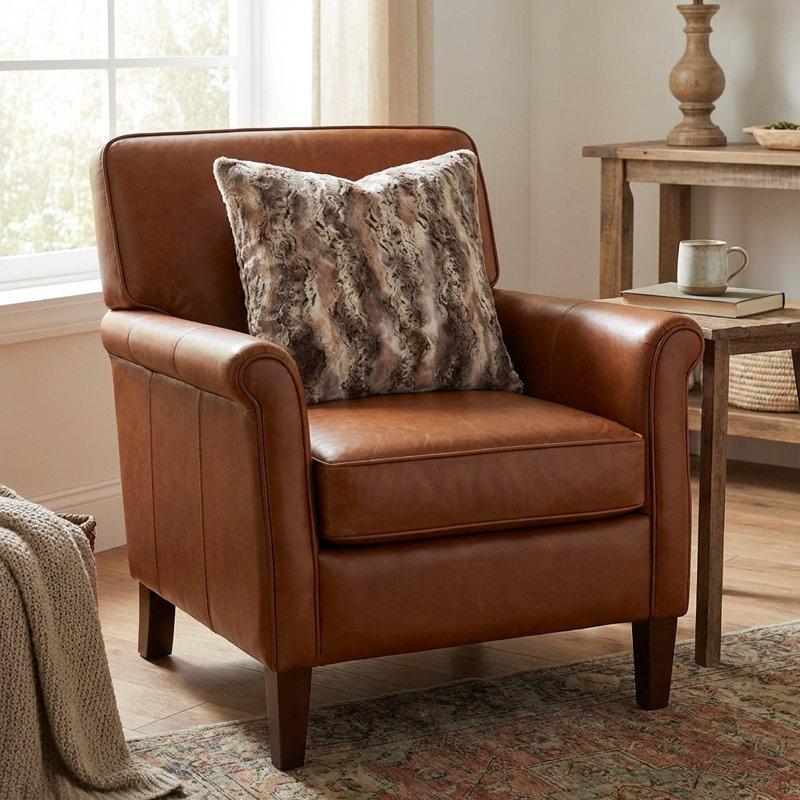Elegant Brandy Fox Pillow Cover & Insert, 20" x 36", Lumbar Pillow