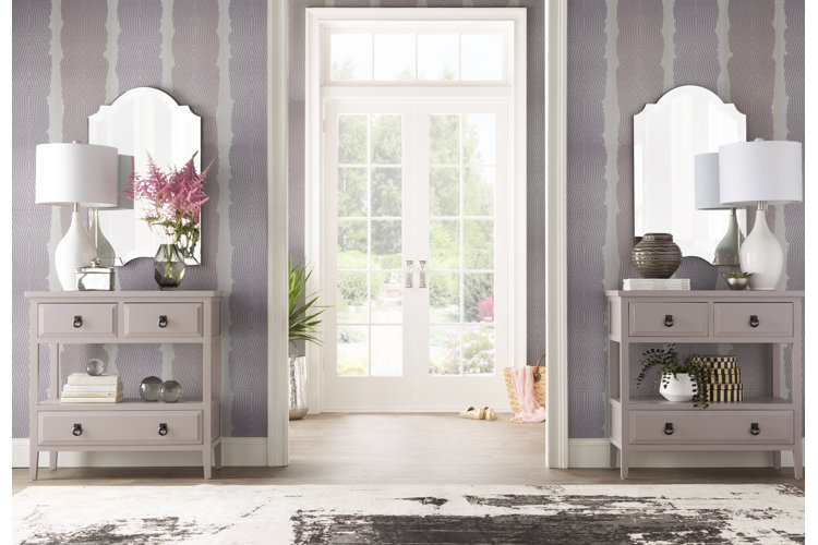 glam bedroom with double french doors