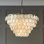 Lustre en coquillage naturel à 6 lumières Siegle