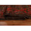 Tapis brun foncé en laine berbère marocain foncé fait à la main 8 x 10