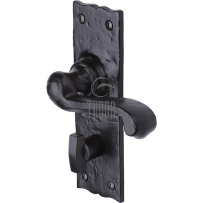 Heritage Brass The Tudor Door Handle for Bathroom Shropshire Design
