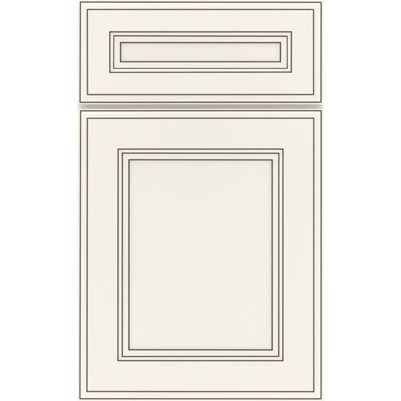 Dwelling Bramley Door Sample, Maple, Chalk w/Stone Glaze