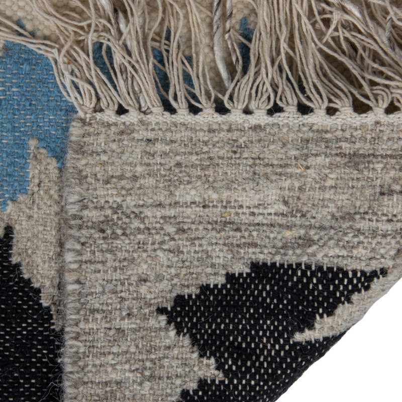 Tapis intérieur / extérieur rectangulaire en coton 4 pi x 6 pi Candelario