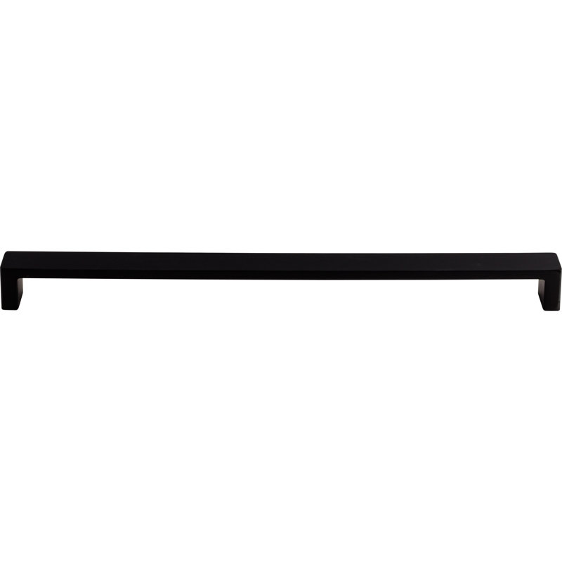 Modern Metro Bar Pull, 12" Center to Center, Black