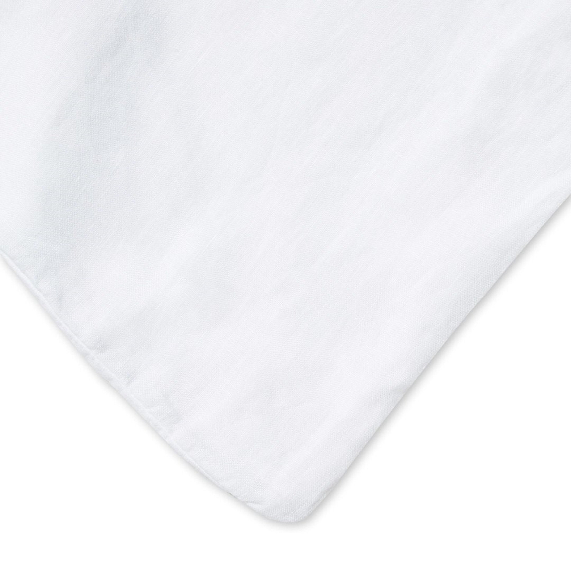 100% Linen Duvet Cover, Twin Duvet Cover, White