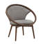 Fauteuil demi-tonneau d'appoint en polyester 32 po Esteen-1917983648