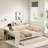 Upholstered Daybed With Storage Shelves, Desk, Charging Station And Trundle-928146524