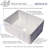 Fireclay 24" L x 18" W Farmhouse/Apron Kitchen Sink
