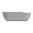 Fslefay 71'' Terrazzo Freestanding Solid Surface Concrete Soaking Bathtub-123684352