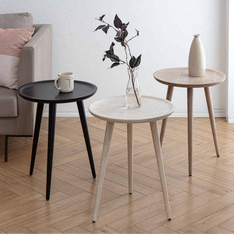 Table d'appoint Zoey, Noir