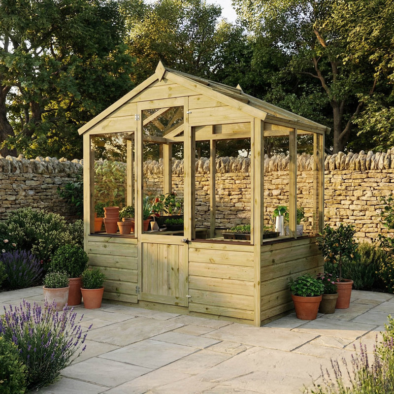 Mercia 4 x 6ft Traditional Greenhouse, Yes