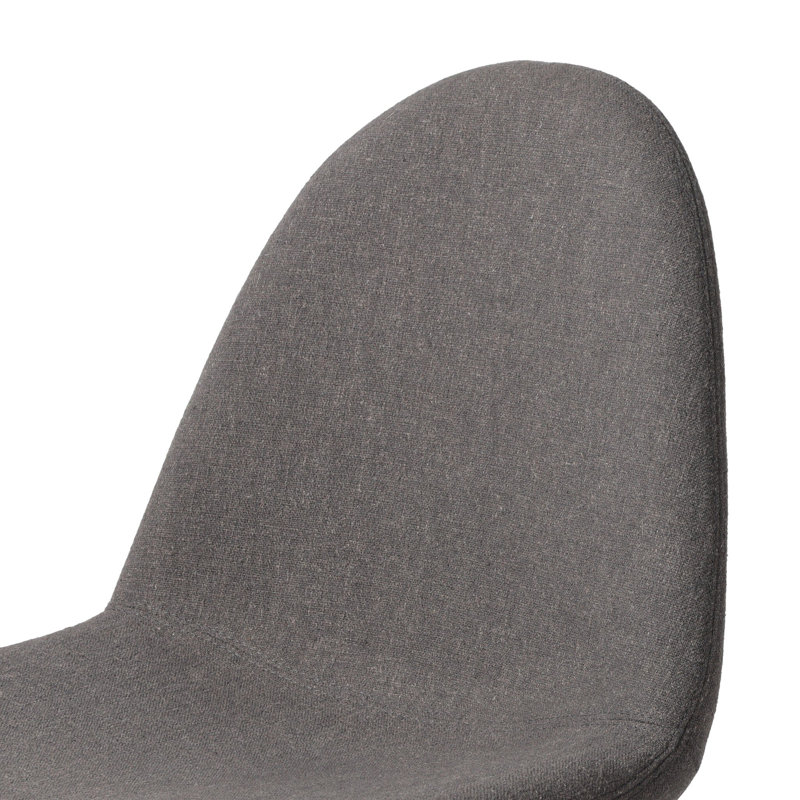 Antwerp Seal Upholstered Linen Solid Wood Side Chair