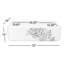 Shaws Original Single Bowl Front Fireclay 33" L x 18" W Apron Kitchen Sink-54426022