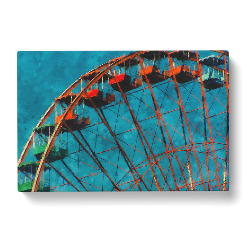 Ferris Wheel Vol.2 - Wrapped Canvas Print, 50cm H x 76cm W x 3cm D