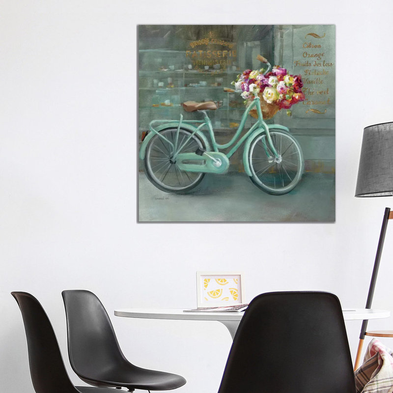 Joy Of Paris I by Danhui Nai - Print on Canvas, 45.72 cm H x 45.72 cm W x 1.91 cm D, Wrapped Canvas