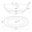 Baignoire autoportante 65 po Marble-125226767