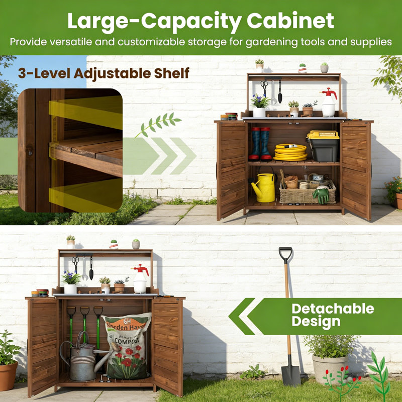 Manufactured Wood Potting Bench