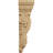 5 1/8"W x 2 3/4"D x 9 3/4"H Thin Flowing Acanthus Corbel, Cherry-58887824