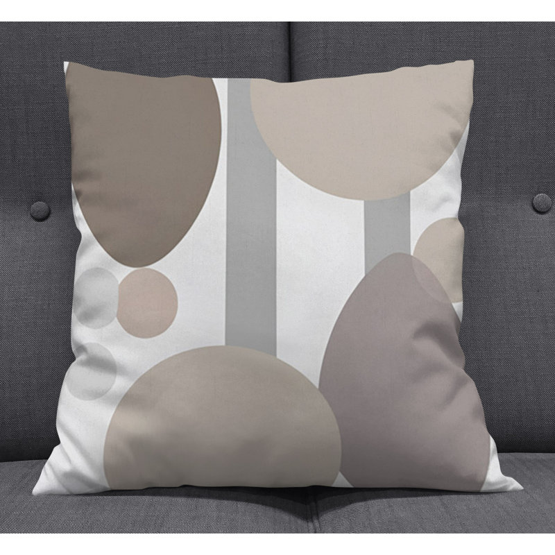 Coussin décoratif, H 18 po x l 18 po, Polyester