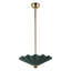 Furrow 16-in Red dimmable LED Pendant-763445040-763445043