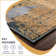 Aracelie  Geometric Patchwork Floral Area Rug in Camel