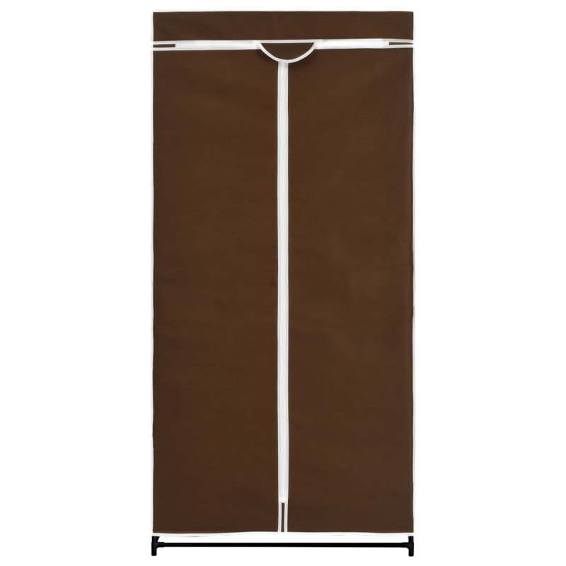 2 Door Wardrobe, Brown