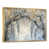 Toile avec cadre flottant or