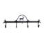 Baylee 4 - Hook Wall Mounted Coat Rack