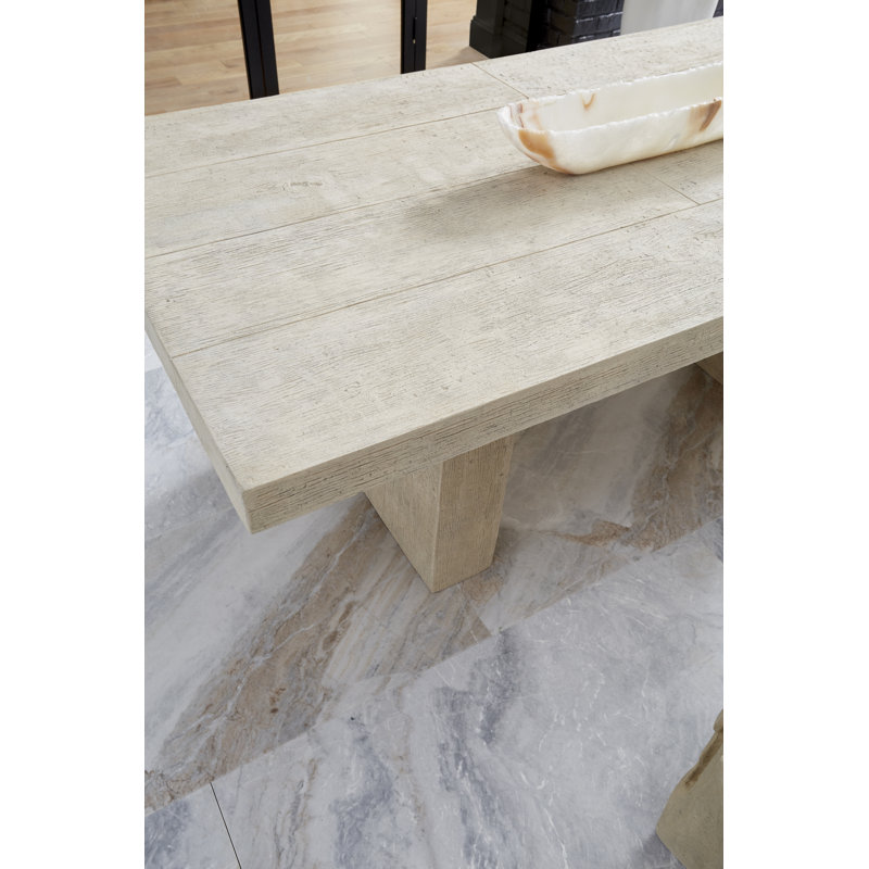 Old Lumber Dining Table, Roman Stone