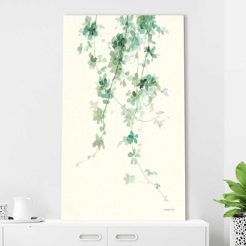 Trailer Vines II - Peinture, Toile tendue, H 30 po x l 18 po x P 1 po