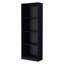 Ensemble de bibliothèque 2 pièces Dupree, 49 po de largeur avec 9 tablettes, noir salon-1935080139