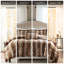 Édredon en fausse fourrure pour grand lit - literie douce 4 pièces avec édredon, 2 taies décoratives, coussin décoratif brun-120258385